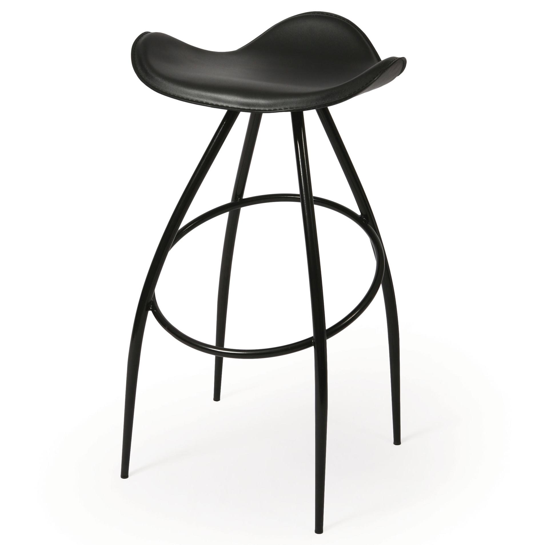 Pastel Minson Contemporary Barstools Mustang 30" Backless Barstool